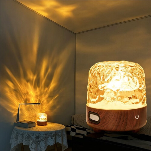 Shower Light with  Speaker, Waterproof Wave Projector Lamp with White Noise, 16 Colors, Remote & Touch Control 2