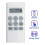 Replace Air Conditioner Remote Control for  AKB73756214 AKB73756215 Remote Control 3