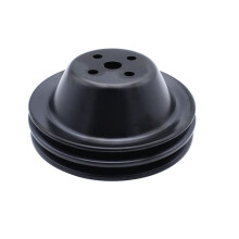 Puleggia Corta In Acciaio SWP da 5/8" A Doppia Scanalatura, Diametro Esterno 6,6", per Pompa 'Acqua per Motori per Chevy SBC 262 265 267 283 302