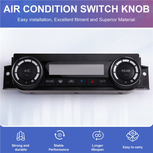 8112100R0090 Panneau de Commande de Climatisation Automobile pour JAC Sunray, Bouton de Commande de Climatisation 1