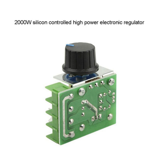 7PCS 25A AC 220V 2000W SCR High Power Electronic Voltage Regulator Module Adjustable Motor Speed Controller Regulation