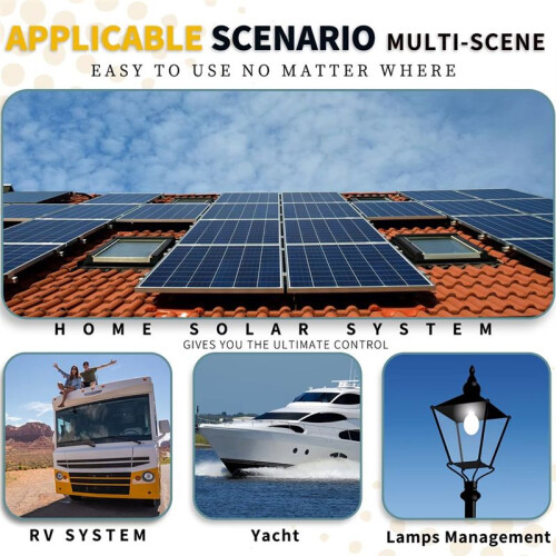 20A Auto Solar Charge Controller 20A Charging Regulator Solar Panel Cell Battery Safe Protection Charger 20A 2