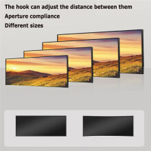 Suporte de Parede Fixo para A Maioria Das TVs LED, LCD e Plasma de 14 A 42 Polegadas, com Telas Planas ou Curvas, Padrão VESA 200x200.