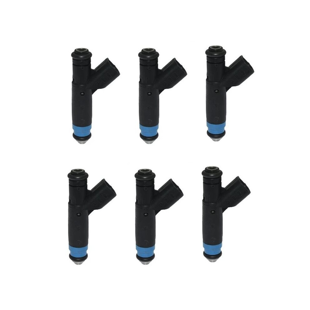 6Pcs Fuel Injector 1L5e-C4a 1L5e-C4b For Ranger B3000 3.0L V6 2001-2008 Black 6031190525725
