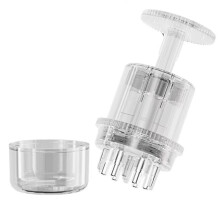 Applicatorkam voor de Hoofdhuid voor Het Aanbrengen van Minoxidil Crème, Gel of Pasta op de Haarwortels. Hulpmiddel voor Thuisgebruik en Persoonlijke