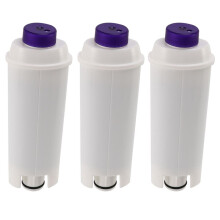 3X Coffee Machine Water Filter for DLSC002 Filter Cartridge Compatible with ECAM, , EC680, EC800