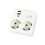 EU Plug Outlet 2 Sockets Multitap Wall Power Strip Electrical Socket No Extension Cord with 2 USB 1 Type-C  2500W 1