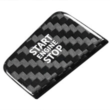 Carbon Fiber Engine Start Stop Button Interior Trim Cover Sticker for 5 7 G60 G70