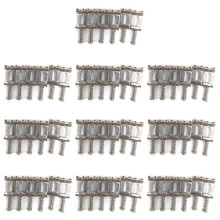 60 Roller Bridge Pull String Code Electric Guitar Saddle for STRATOCASTER Telecaster Electric Guitar Accessories Silver