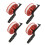 4pcs 100M Twisted String  Red Wheel Kite Reel Winder 1