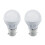2X B22  Save LED Bulb Light Lamp 220V 3W Cool White New Imitate Ceramic 1