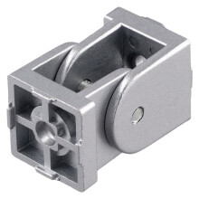 2X 3030 Series Aluminum Extrusion Profile Die-Cast Zinc Alloy Flexible Pivot Joint Connector for Aluminum Profile