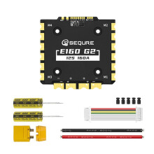 SEQURE E160 G2 4-12S 160A 4EN1 ESC avec Firmware AM32 pour Drones FPV de Course, Kit ESC 12S AM32