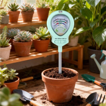 Soil Tester 4 in 1 Multifunctional Soil PH Fertility Light Humidity Meter for Garden Potted