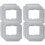 12 Pack Replacement Mop Pads for  WINBOT MINI2 Window Cleaning Robot, Washable & Reusable Microfiber Mop 1