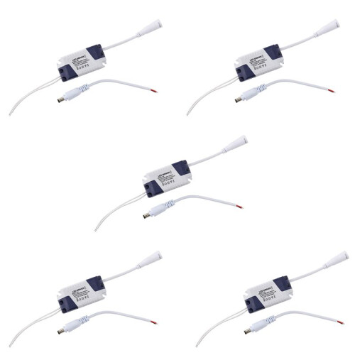 5X Konstant Transformator 3W LED Driver Treiber Netzteil Trafo DC9-12V Langlebig