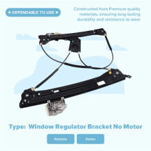 51357339591 Front Left Window Regulator Bracket No Motor for 3' F34 2013-2019 FL