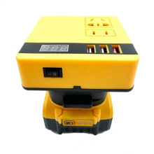 3X Multifunktions-Wechselrichter 18 V auf 220 V Wechselrichteradapter Netzteil Wechselrichter für 18 V 20 V Akku
