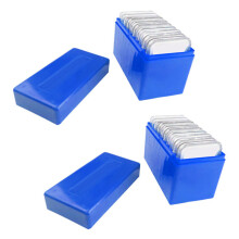 2X Square Plastic 10 Coin Capacity Holder Slab Storage Box Case Fit for PCCB NGC