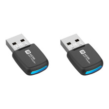 2X USB WIFI 6 Network Card 286Mbps 802.11ax USB Dongle 2.4GHz WiFi Lan Adapter Driver Free for PC Laptop