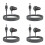 4X 3-in-1 for Starlink   Power Cable 65W Type-C USB Socket Cigarette Lighter with LED Voltmeter Display 1