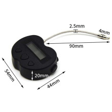 5X   Lock Lcd-Scherm  Lock USB Oplaadbare Tijdelijke Timer Hangslot Travel Elektronische Timer Zwart