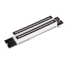 6X Dual 12 Music Level Indicator LED Spectrum VU-Meter Versterkerlampen Lichtsnelheid Verstelbare Kaart voor MP3 7-12V ()