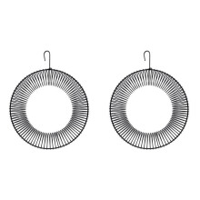 2X Pinda Krans Voederbak voor Vogels 16 Inch, Roest & Waterdicht, Stevig Staal, Duurzame Pinda Voederbak voor Wilde Vogels met Ophanghaak