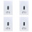 4X  Light  Wall Light  Wave Infrared Sensor No Need Touch Electrical Power  Off US Plug 1