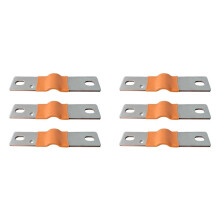 2X Busbar Connector Lifepo4 Battery Flexible Copper Connecter 74mm 3mm for 280Ah 320Ah Lifepo4 Battery Protector