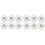 12Pcs Medium Base E26 Lampholder Keyless Top Lamp Holder Ceiling Light Sockets White Phenolic Bulb Socket CFL Lampholder 1