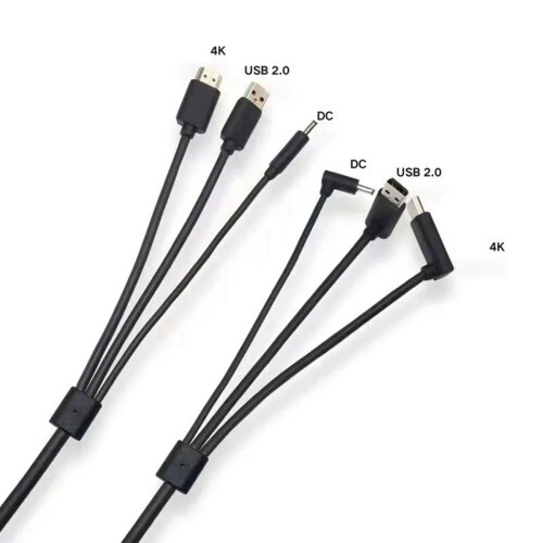 2X for   3-In-1 Accessories Replacement Cable -Compitable 5M, USB, Power VR Games 2