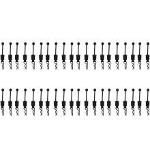 40 Pezzi di Gomma Auto Corpo Clip Fermo Guscio Fibbia Fissa Serratura per 1/10 ARRMA Senton Granito Typhon Slash UDR, 4