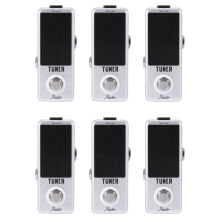 Rowin 6X Vero Pedale di Precisione Chitarra Chromatic Tuner True Bypass