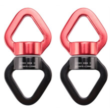 2X Outdoor Universal Wheel Rotation Linker 360-Degree Rotating Shaft 3000 Kg Red&Black