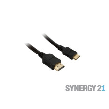 Kabel Video HDMI 1.4 => HDMI-mini, ST/ST, 5m, Ultra HD 4K*2K 3840*2160@30hz 4:4:4 8bit, Synergy21,