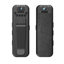 2X Cámara de Visión Nocturna Portátil, Grabadora de Video Digital Pequeña, Videocámara Policial en Miniatura de 1080P.