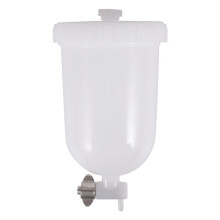 400Ml Plastic Cup for Paint Spray Sprayer Cup Air Gravity Feed Spray Paint Pot Thread Connector for Spray Tools