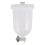 400Ml Plastic Cup for Paint Spray Sprayer Cup Air Gravity Feed Spray Paint Pot Thread Connector for Spray Tools 1
