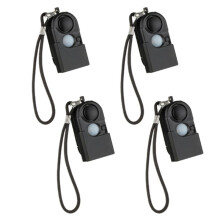 4 Stuks Camping Reizen Draagbare PIR Infrarood Bewegingssensor Detector Alarm 120DB Wireless Home Security Anti-Diefstal