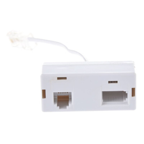 2X Rj45 Plug Bt Rj11 Secondary Splitter-Telefon-Adapter 2