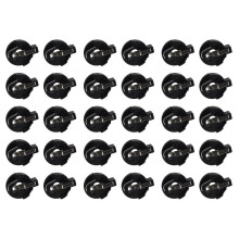 CR2016 2025 2032 Coin Cell Button Battery Holder Socket Black 30 Pcs
