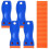 Plastic  Blade Scraper, 8Pcs Scraper Tools with 200 Pcs Plastic Blades, Double   Scraper Cleaning Remover 2