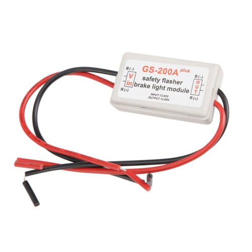 2Pcs 10-30V Car GS-200A Brake Tail Light Flash Strobe Controller Flasher Module LED 1