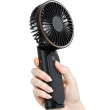 Tragbarer Handventilator, Wiederaufladbar, 4000 MAh, 180 Verstellbar, 6 Windgeschwindigkeiten, Anzeige Des Ladezustands