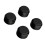 4Pcs Audio Speaker Isolation Feet Turntable Damper Absorption Shock Pad for Amplifier Devices Black 1