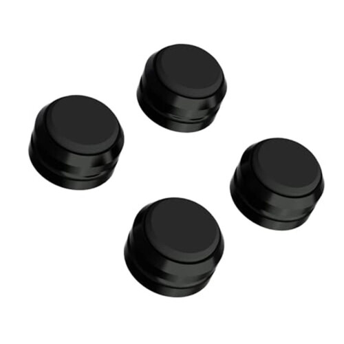 4Pcs Audio Speaker Isolation Feet Turntable Damper Absorption Shock Pad for Amplifier Devices Black