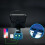 Refletor LED Portátil de 4 Polegadas para Bateria para  - Luz Sem Fio para Trabalho e Pesca Ao Ar Livre com USB 6