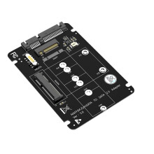 Adapter M.2 NGFF MSATA SSD do 3.0 2,5 Cala, Karta Rozszerzająca M2 SSD MSATA SSD do Komputerów PC i Laptopów