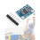 MB85RC256V FRAM Breakout Non-Volatile Memory IC VCC/Logic FRAM Breakout Board Module for IoT Sensor Wearable Device 5